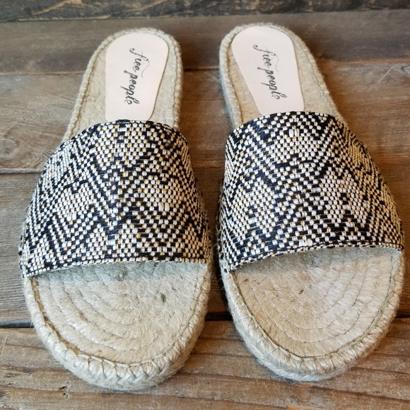 NIB NWT FREE PEOPLE Beachfront Espadrille Sandal - Picture 6 of 16
